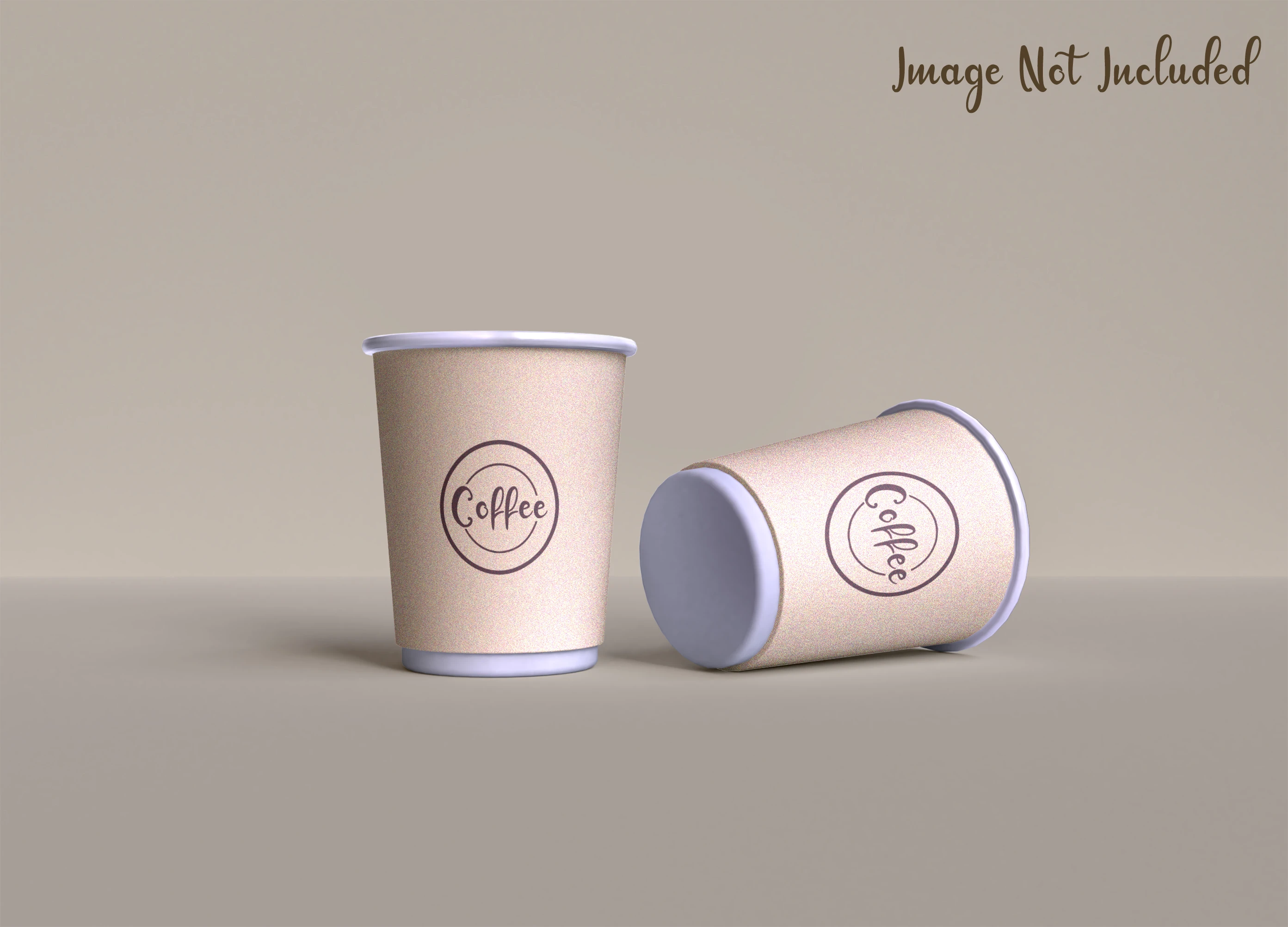 أكواب ورقية دبل - طباعة فليكسو